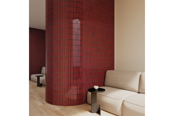 Плитка DNA Osaka Bars Red 12,5х25 (0,438)