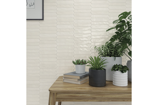 Плитка DNA Spark White Glossy Picket 4,3х24,3 (24 шт/0,229/0,010 м2)