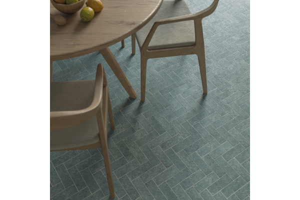 Керамогранит DNA Stone Dust M Teal 5x15 (66 шт/0,469/0,007 м2)