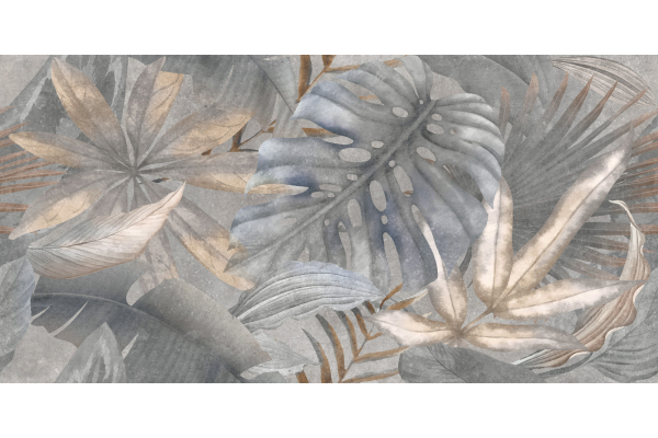 Керамогранит Delacora Bahamas Floristry Dark 60x120 (1,44) D120240G