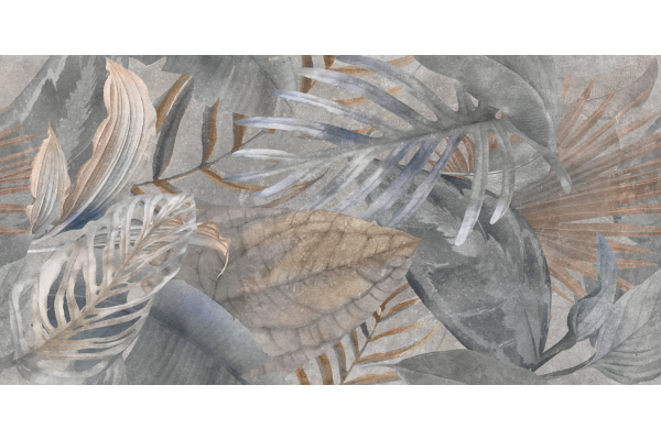 Керамогранит Delacora Bahamas Floristry Dark 60x120 (1,44) D120240G