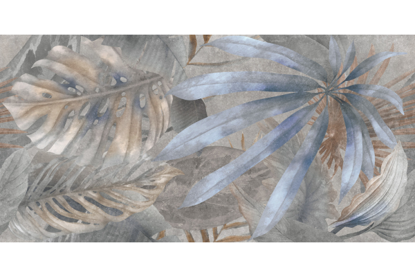 Керамогранит Delacora Bahamas Floristry Dark 60x120 (1,44) D120240G