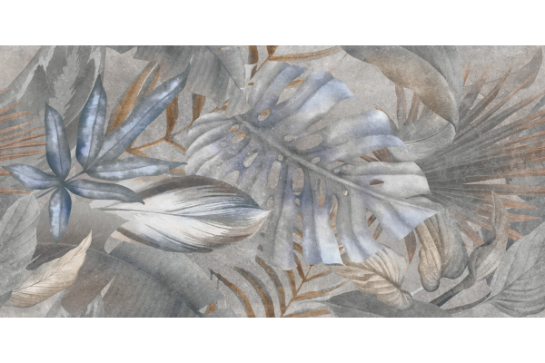 Керамогранит Delacora Bahamas Floristry Dark 60x120 (1,44) D120240G