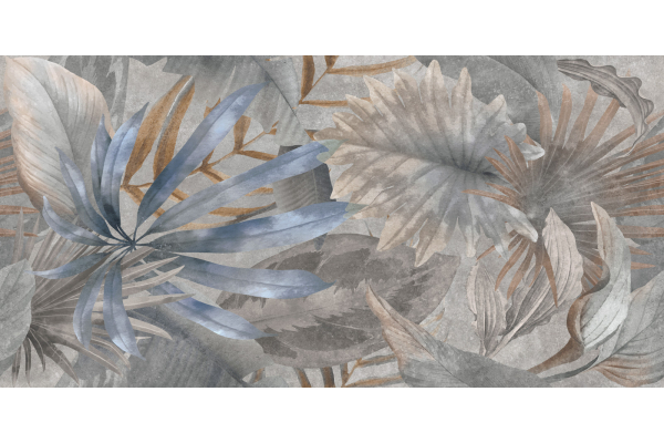 Керамогранит Delacora Bahamas Floristry Dark 60x120 (1,44) D120240G