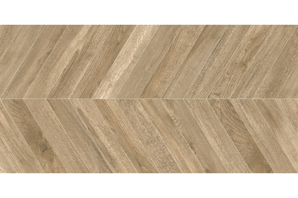 Керамогранит Delacora Walnut Chevron Light 60x120 (1,44) D120251M