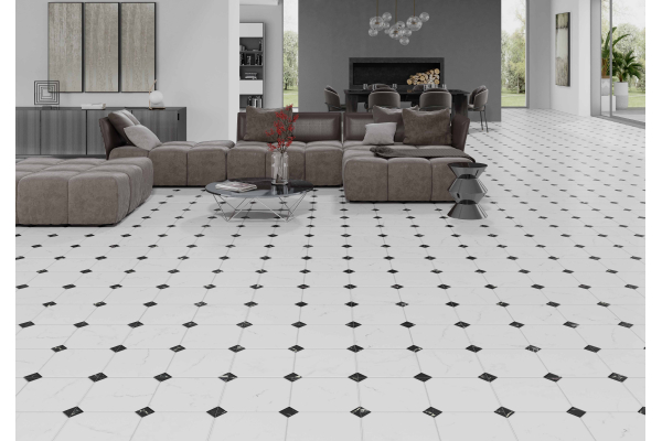Керамогранит El Molino Betera Black-White 58x58 (1,00)