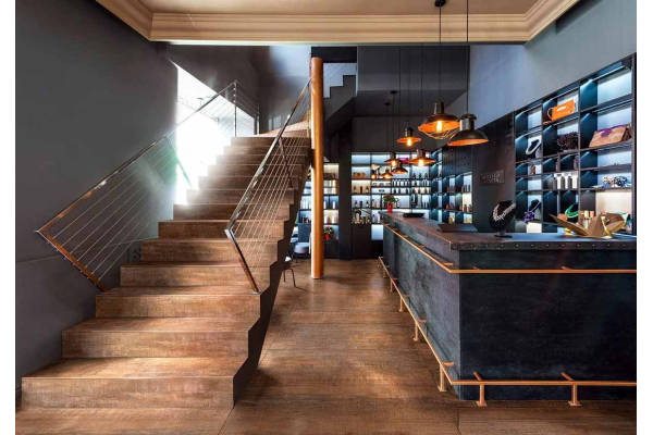 Керамогранит Idalgo Граните Вуд Классик темно-коричневый LMR 1200x600 (2,16)