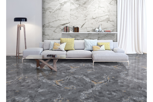Керамогранит Realistik Smoke Grey 60x120 2 сорт