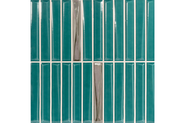 Декор Monopole Decor Melody Turquoise Silver 20x20