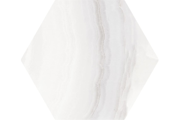 Керамогранит Oset Onyx White Hex 20х24