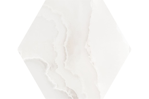 Керамогранит Oset Onyx White Hex 20х24