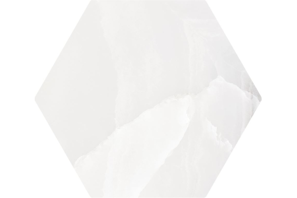 Керамогранит Oset Onyx White Hex 20х24