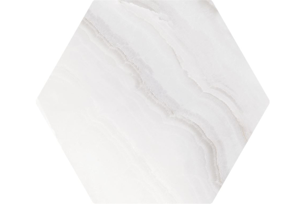 Керамогранит Oset Onyx White Hex 20х24