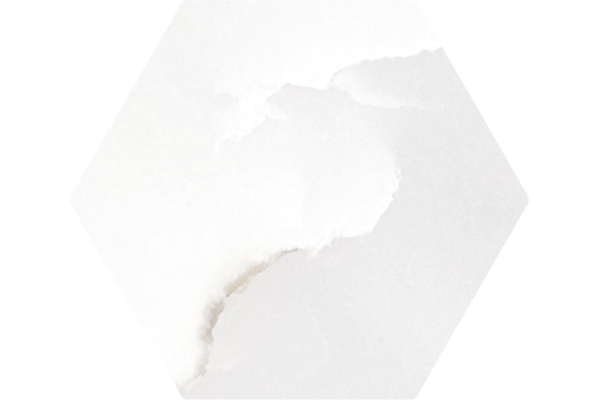 Керамогранит Oset Onyx White Hex 20х24
