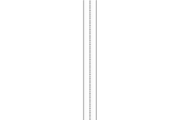 Бордюр Yeti Bi Glossy Binar 1 7x59,5 Yeti, Polcolorit