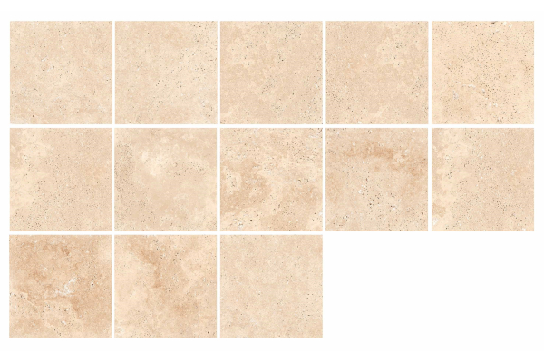 Керамогранит Realistik Лунара Травертин бежевый матовый 60x60x2 (0,72)