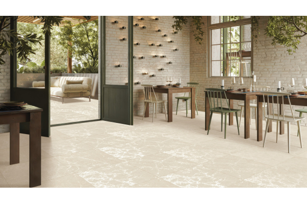 Керамогранит Realistik Мэдисон светло-бежевый матовый карвинг 60x60 (1,44)