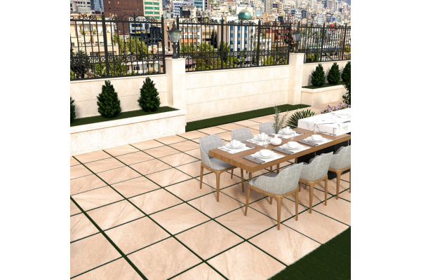 Керамогранит Realistik Монреаль темно-бежевый матовый 60x60x2 (0,72)