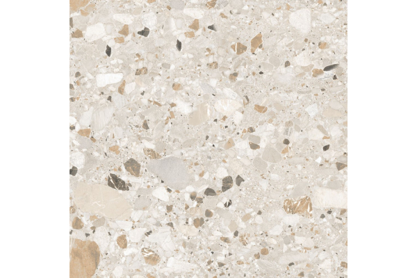 Керамогранит Realistik Terazzo Crema Carving 60x60 (1,44)