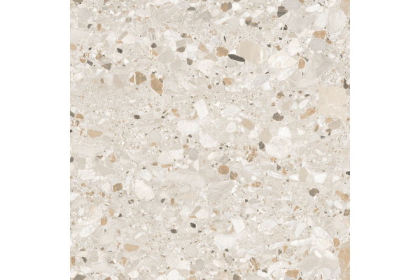 Керамогранит Realistik Terazzo Crema Carving 60x60 (1,44)