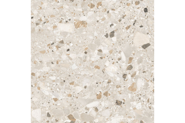 Керамогранит Realistik Terazzo Crema Carving 60x60 (1,44)