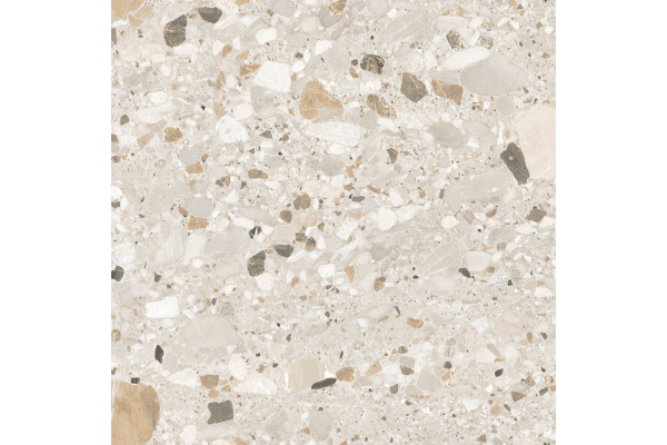 Керамогранит Realistik Terazzo Crema Carving 60x60 (1,44)