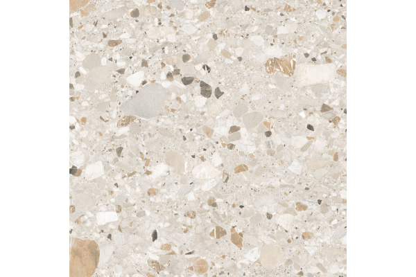 Керамогранит Realistik Terazzo Crema Carving 60x60 (1,44)