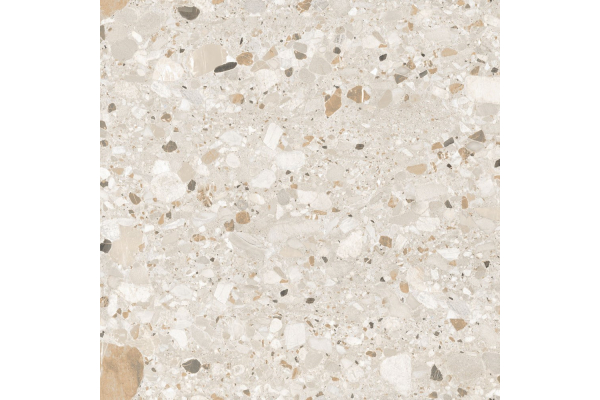 Керамогранит Realistik Terazzo Crema Carving 60x60 (1,44)