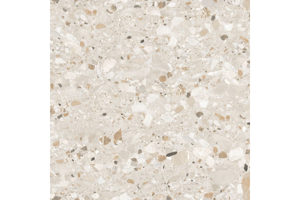 Керамогранит Realistik Terazzo Crema Carving 60x60 (1,44)
