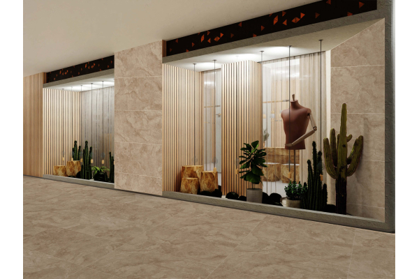 Керамогранит Realistik Торино Кросскат светло-коричневый матовый карвинг 60x120 (1,44)