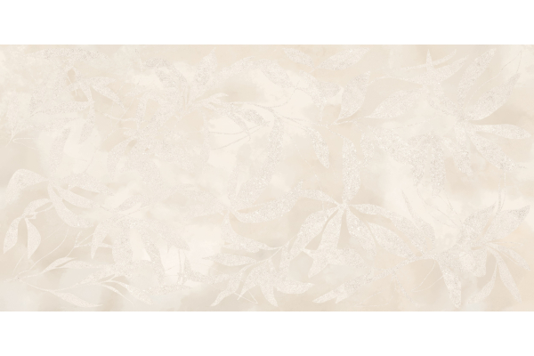 Керамогранит Vitra ArtWall Цветы Слоновая Кость Матовый 60x120 (1,44)