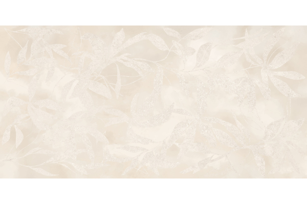 Керамогранит Vitra ArtWall Цветы Слоновая Кость Матовый 60x120 (1,44)
