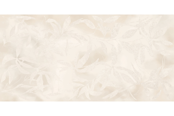 Керамогранит Vitra ArtWall Цветы Слоновая Кость Матовый 60x120 (1,44)