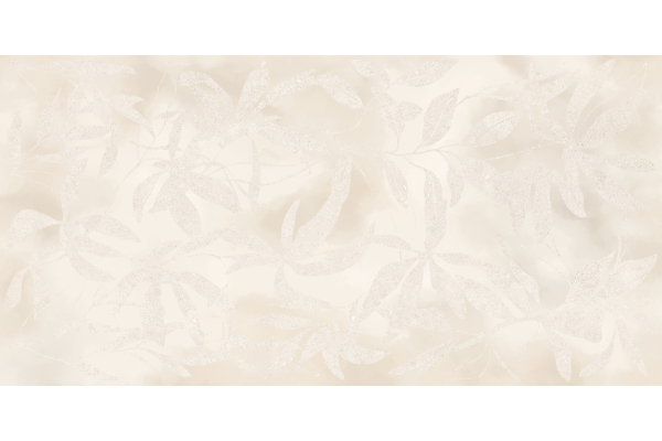 Керамогранит Vitra ArtWall Цветы Слоновая Кость Матовый 60x120 (1,44)