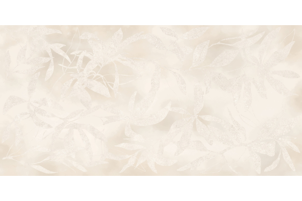 Керамогранит Vitra ArtWall Цветы Слоновая Кость Матовый 60x120 (1,44)
