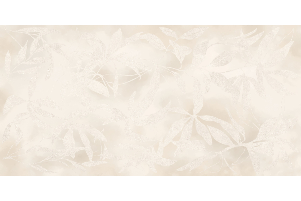 Керамогранит Vitra ArtWall Цветы Слоновая Кость Матовый 60x120 (1,44)