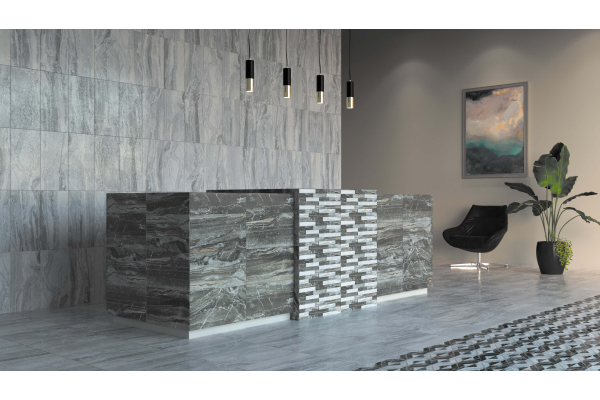 Керамогранит Vitra Bergamo антрацит 60x60