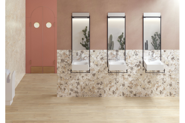 Керамогранит Vitra Marble-X Бреча Капрайа Белый Лаппато Рект 60x60 (1,44)