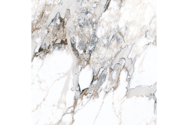 Керамогранит Vitra Marble-X Бреча Капрайа Белый Лаппато Рект K949761LPR01VTET 60x60 (1,80)