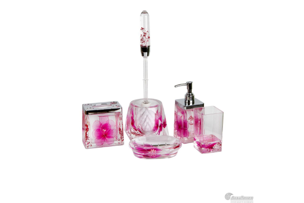 Дозатор для жидкого мыла АкваЛиния Розовые цветы