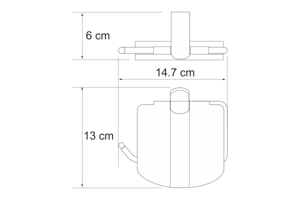 Держатель туалетной бумаги WasserKraft Berkel K-6825