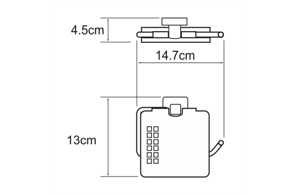 Держатель туалетной бумаги WasserKraft Dill K-3925