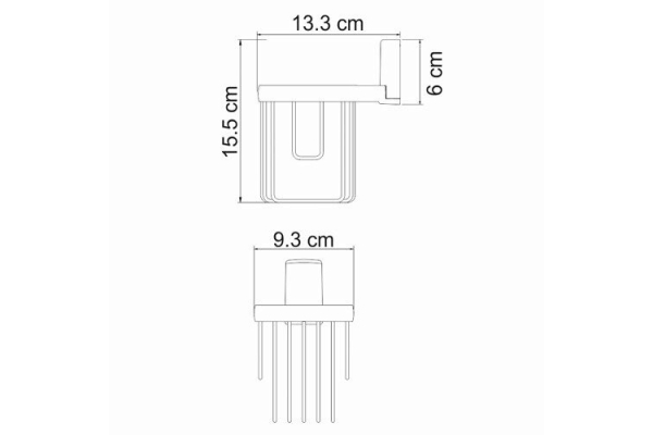 Держатель освежителя WasserKraft Exter K-5245