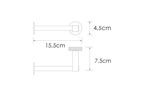 Держатель туалетной бумаги WasserKraft Tauber K-64496