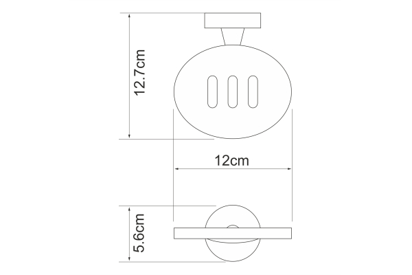 Мыльница решетка WasserKraft Isen K-4069