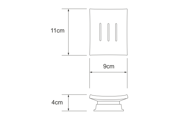 Мыльница WasserKraft Amper K-5429BLACK