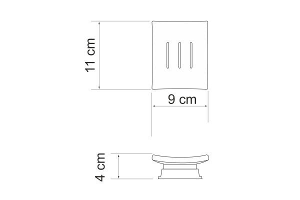 Мыльница WasserKraft Amper K-5429NICKEL