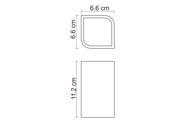 Стакан для зубных щеток WasserKraft Elba K-2728