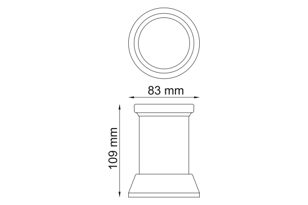 Стакан для зубных щеток WasserKraft Donau K-2428