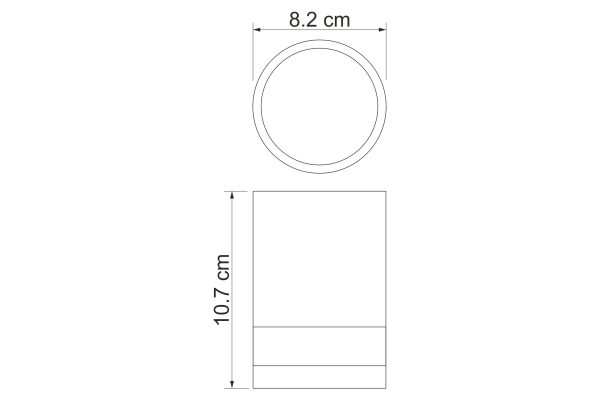 Стакан для зубных щеток WasserKraft Inn K-4328